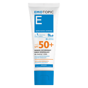 EMOTOPIC  DERMO-OCHRONNY KREM MINERALNY SPF 50+ do twarzy i ciała 75 ml