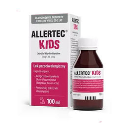 Allertec Kids 5mg/5ml syrop 100ml