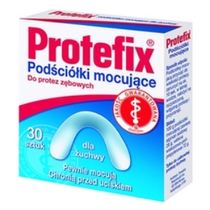 Protefix Podściółki mocujące dla szczęki 30 sztuk