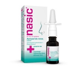 Nasic 0,1mg+5mg aerozol do nosa 10 ml