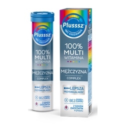 Plusssz 100% Multiwitamina Mężczyzna Complex 20 tabletek musujących