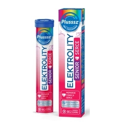 Plusssz Elektrolity Senior serce 24 tabletki musujące