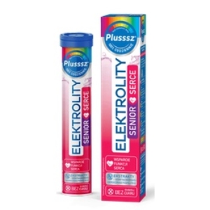 Plusssz Elektrolity Senior serce 24 tabletki musujące
