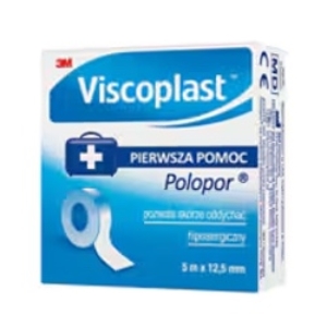 Viscoplast Polopor® przylepiec 5 m x 12,5 mm rolka 1 sztuka