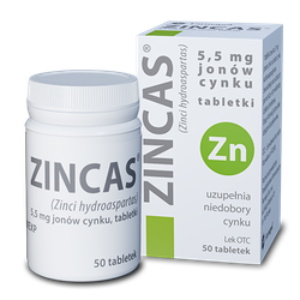Zincas 5,5 mg 50 tabletek