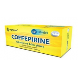 Coffepirine Tabletki od bólu głowy 450 mg+50 mg 50 sztuk