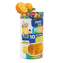 Minionki Multi zdrowe żelki WITAMINY dla dziecka powyżej 4 lat 50 sztuk