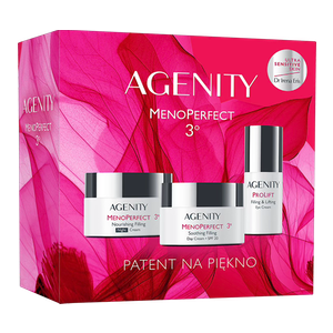 Agenity 3° MenoPerfect Zestaw kosmetyków na dzień , na noc i pod oczy