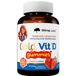 Olimp Gold-Vit D gummies żelki 60 sztuk
