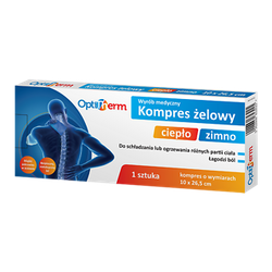 OptiTherm Kompres żelowy ciepło/zimno 10 x 26,5 cm 1 sztuka