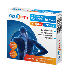 OptiTherm Kompres żelowy ciepło/zimno 10 x 10 cm 1 sztuka