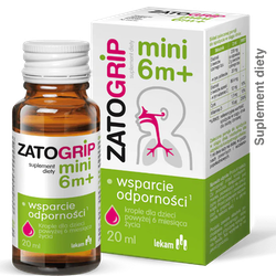 Zatogrip Mini 6m+ z laktoferyną krople dla dzieci 30ml