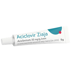 Aciclovir Ziaja 50 mg/ g krem na opryszczkę 5 g