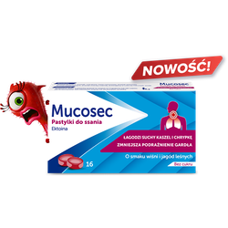 Mucosec Pastylki do ssania 16 sztuk