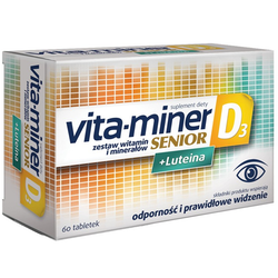 Vita-Miner Senior D3 + Luteina tabletki 60 sztuk