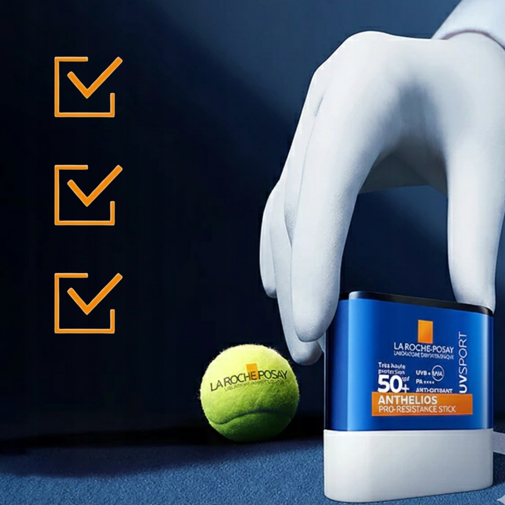 La Roche-Posay Anthelios UVSPORT Sztyft ochronny do twarzy SPF50+ 10 ml - obrazek 3