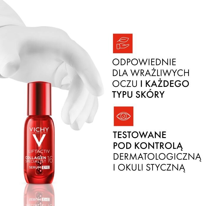 Vichy Liftactiv Collagen Specialist 16 Serum pod oczy 15ml - obrazek 3