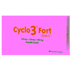 Cyclo 3 Fort kapsułki 60 sztuk