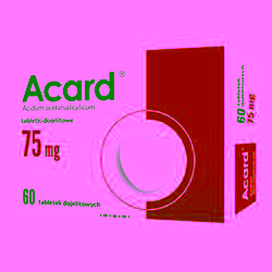 Acard 75mg tabletki 60 sztuk