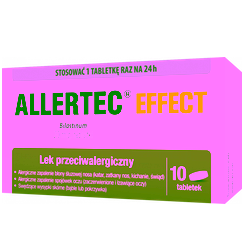 Allertec Effect 20mg 10 tabletek