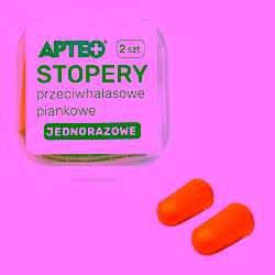 Stopery przeciwhałasowe piankowe APTEO 2 sztuki