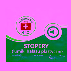 Apteczka ABC stopery tłumiki hałasu plastyczne 1 para