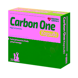 Rodzina Zdrowia Carbon One Węgiel aktywny kapsułki 20 sztuk