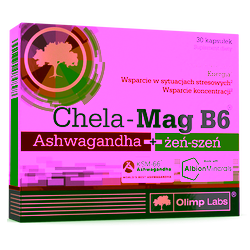 Olimp Chela Mag B6 Ashwagandha 30 kapsułek