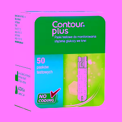 Contour Plus paski testowe do glukometru 50 sztuk