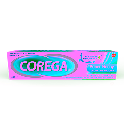 Corega Super Mocny Delikatna mięta krem mocujący 40g