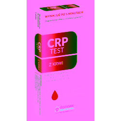 Test CRP do oznaczania stężenia białka C-reaktywnego (CRP) we krwi 1 sztuka