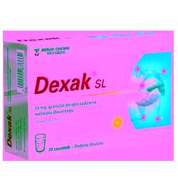 Dexak SL 25mg 20 saszetek