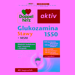 Doppelherz activ Glukozamina 1550 Stawy + MSM 40 kapsułek