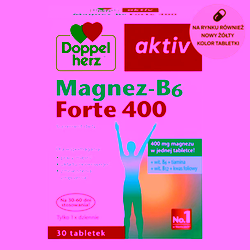 Doppelherz aktiv Magnez-B6 Forte 400 30 tabletek