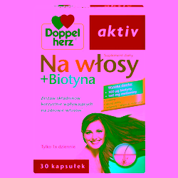 Doppelherz activ Na włosy + Biotyna 30 kapsułek