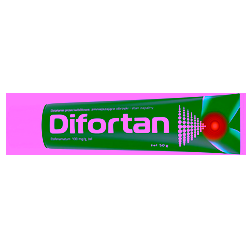 Difortan 100 mg/ g żel 50 g