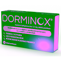 Dorminox 12,5mg tabletki 14 sztuk