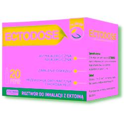 Ectodose roztwór do inhalacji z ektoiną 2,5ml 20 ampułek