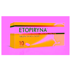 Etopiryna tabletki od bólu głowy 10 sztuk