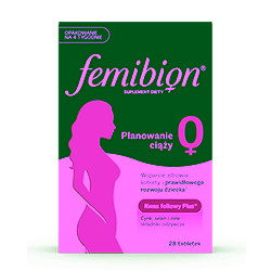 Femibion 0 Planowanie ciąży 28 tabletek