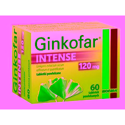 Ginkofar Intense 120mg 60 tabletek