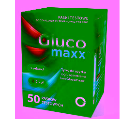 Glucomaxx paski testowe do glukometru 50 sztuk