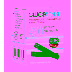 Glucosense paski testowe do glukometru 50 sztuk