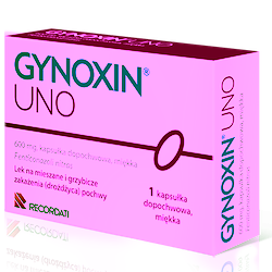 Gynoxin Uno 600mg 1 kapsułka dopochwowa