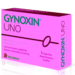 Gynoxin Uno 600mg 1 kapsułka dopochwowa