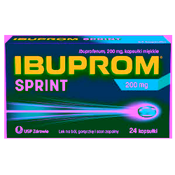 Ibuprom Sprint Caps 200 mg kapsułki miękkie 24 sztuk