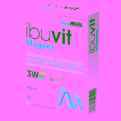 Ibuvit Magnez tabletki trójwarstwowe 30 sztuk DATA 30.09.2025