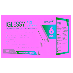 Igły Iglessy do penów 31G 0,25 x 6 mm 100 sztuk