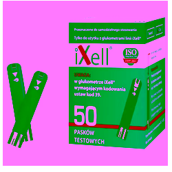 iXell paski testowe do glukometru 50 sztuk