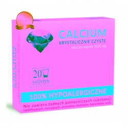 Calcium Krystalicznie proszek w saszetkach 20 sztuk